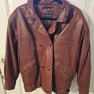 Pelle brand vintage leather jacket size small